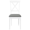 Eetkamerstoelen Met Kussens Massief Hout Rubber