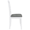 Eetkamerstoelen Met Kussens Massief Hout Rubber