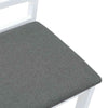 Eetkamerstoelen Met Kussens Massief Hout Rubber