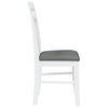Eetkamerstoelen Met Kussens Massief Hout Rubber
