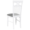 Eetkamerstoelen Met Kussens Massief Hout Rubber