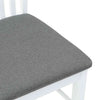 Eetkamerstoelen Met Kussens Massief Hout Rubber