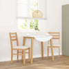 Eetkamerstoelen Met Kussens Massief Hout Rubber