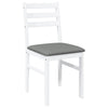 Eetkamerstoelen Met Kussens Massief Hout Rubber