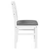 Eetkamerstoelen Met Kussens Massief Hout Rubber