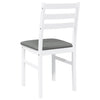 Eetkamerstoelen Met Kussens Massief Hout Rubber