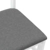 Eetkamerstoelen Met Kussens Massief Hout Rubber