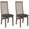 Eetkamerstoelen Met Kussens Massief Hout Rubber