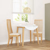 Eetkamerstoelen Met Kussens Massief Hout Rubber