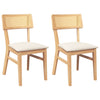 Eetkamerstoelen Met Kussens Massief Hout Rubber