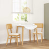 Eetkamerstoelen Met Kussens Massief Hout Rubber