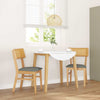 Eetkamerstoelen Met Kussens Massief Hout Rubber