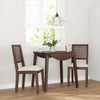 Eetkamerstoelen Met Kussens 2 St Massief Hout Rubber