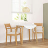 Eetkamerstoelen Met Kussens 2 St Massief Hout Rubber