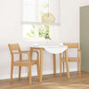 Eetkamerstoelen Met Kussens 2 St Massief Hout Rubber