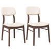 Eetkamerstoelen Met Kussens Massief Hout Rubber