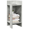Bijzettafeltje Met Plank 25,5X27X60 Cm Kleurig