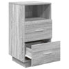 Nachtkastjes Met 2 Lades 36X36X68 Cm Eiken