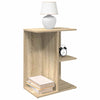 Nachtkastjes 46,5X29X61 Cm Bewerkt Hout Eikenkleur
