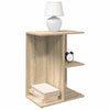 Nachtkastjes 46,5X29X61 Cm Bewerkt Hout Eikenkleur