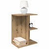 Nachtkastjes 46,5X29X61 Cm Bewerkt Hout Eikenkleur