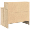 Nachtkastje Met Lade 51X31X47 Cm Kleurig