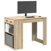 Bureau Met Lade En Plank 102X62X77,5 Cm Bewerkt Hout