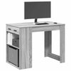 Bureau Met Lade En Plank 102X62X77,5 Cm Bewerkt Hout