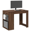 Bureau Met Lade En Plank 102X62X77,5 Cm Bewerkt Hout