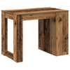 Bureau Met Lade En Plank 102X62X77,5 Cm Bewerkt Hout