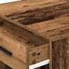 Bureau Met Lade En Plank 102X62X77,5 Cm Bewerkt Hout