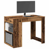 Bureau Met Lade En Plank 102X62X77,5 Cm Bewerkt Hout