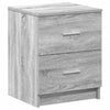 Nachtkastjes Met 2 Lades 40X36X50 Cm Eiken