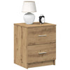 Nachtkastjes Met 2 Lades 40X36X50 Cm Eiken