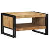 Salontafel 70X50X38 Cm Massief Ruw Bruin
