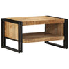 Salontafel 70X50X38 Cm Massief Ruw Bruin