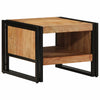 Salontafel 70X50X38 Cm Massief Ruw Bruin