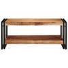 Salontafel 90X50X38 Cm Massief Acaciahout Paars
