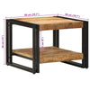 Salontafel 50X50X38 Cm Massief Ruw Hout Mango
