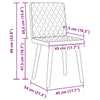 Eetkamerstoelen Stof