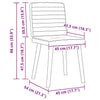 Eetkamerstoelen Stof
