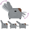 Fauteuil Stof Lichtgrijs