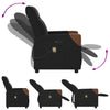 Massagestoel Stof Zwart