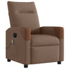 Massagestoel Stof Bruin