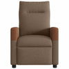 Massagestoel Stof Bruin