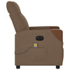 Massagestoel Stof Bruin