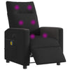 Massagestoel Stof Zwart