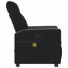 Massagestoel Stof Zwart