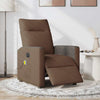 Massagestoel Stof Bruin