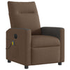 Massagestoel Stof Bruin